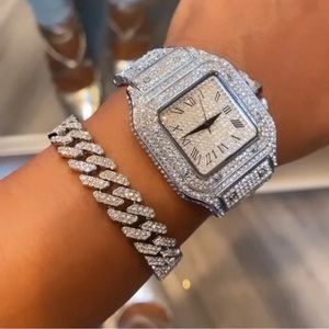 2 Piece Luxury Watch Set